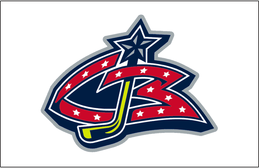 Columbus Blue Jackets 2000-2007 Jersey Logo fabric transfer